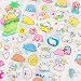Produktbild PMSMT Kreative niedliche selbstgemachte hübsche Scrapbooking-Aufkleber/dekorative Aufkleber-Dekoration / Papieraufkleber46pcs