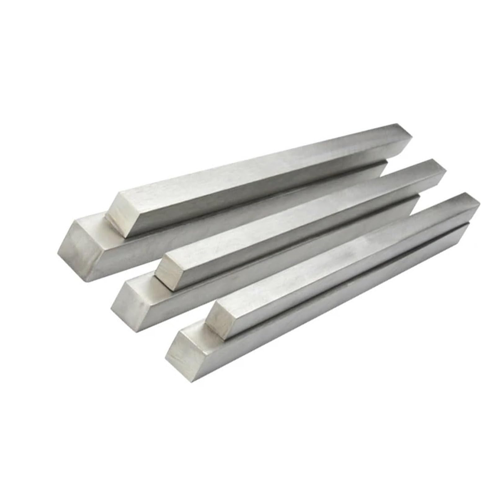 Barra quadrata in acciaio inossidabile 304 da 5 mm, 6 mm, 8 mm, 10 mm, 12 mm, 16 mm -60 mm, lunghezza 200 mm, albero lineare in acciaio, 1 pz.(14x14mm)