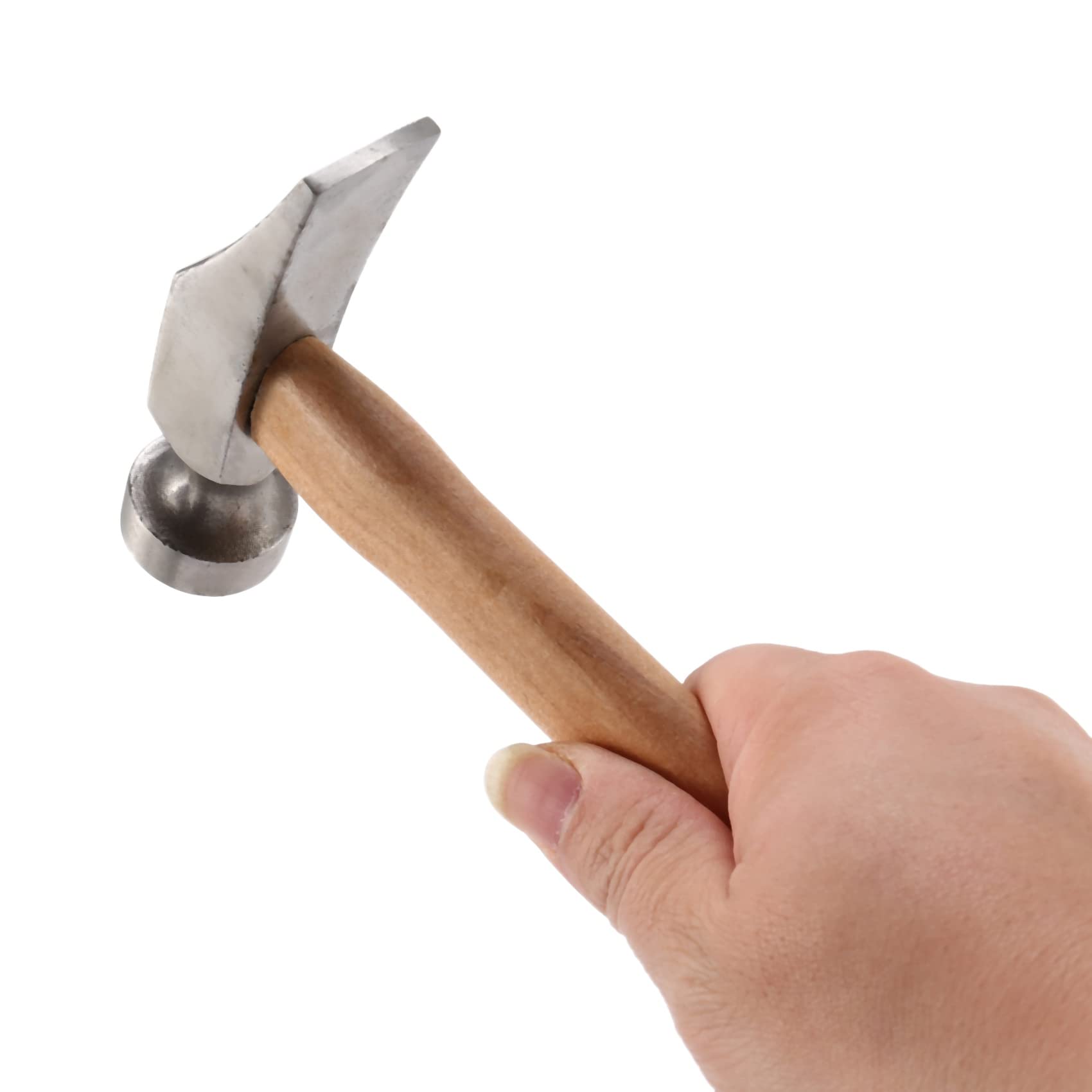 Marteau De Cordonnier En Acier – Manche En Bois Ergonomique – Pour Réparation De Chaussures – Antirouille – 24x14 Cm