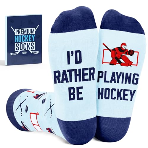 Funny Hockey Socks for Men and Boys
