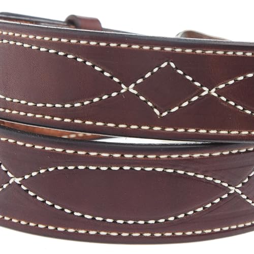 Chocolate Leather Gunfighter Belt by Greeley Hat Works3