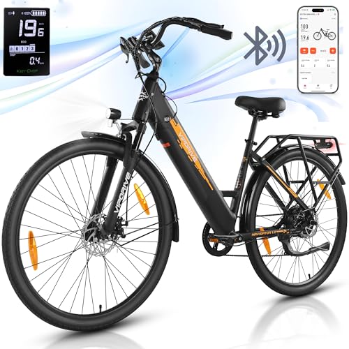 Vipdrive E Bike, E-Bike für Damen und Herren, Electric Bike mit 48V 15Ah...