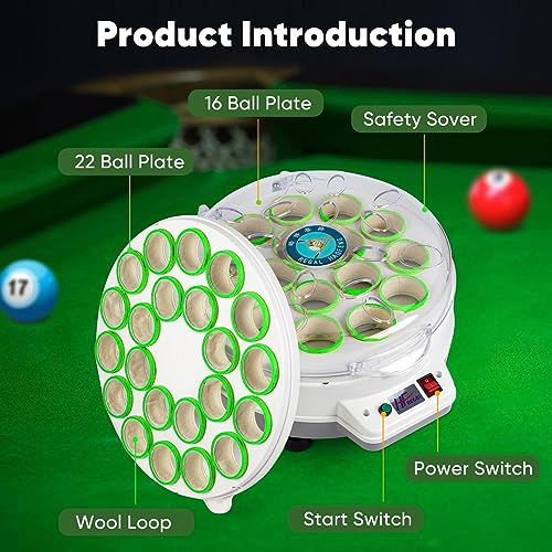 Pulidor de bolas de billar con doble función automática para un mantenimiento de juego impecable 5