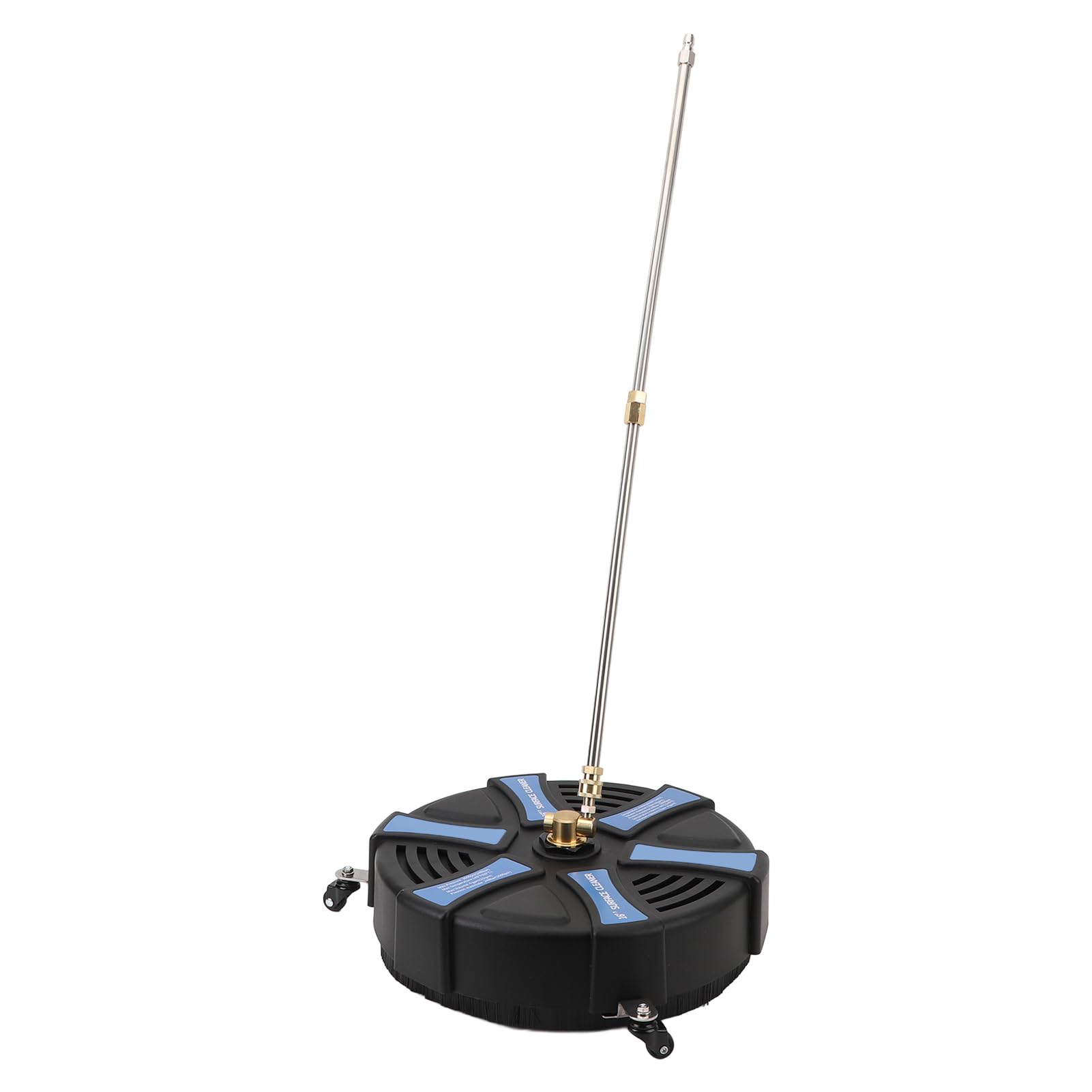 Omabeta Limpiador de Superficies de Alta Presión de 16 "con 3 Ruedas y 3600PSI para Limpieza de Jardines y Pavimentos, Accesorio de Acero Inoxidable