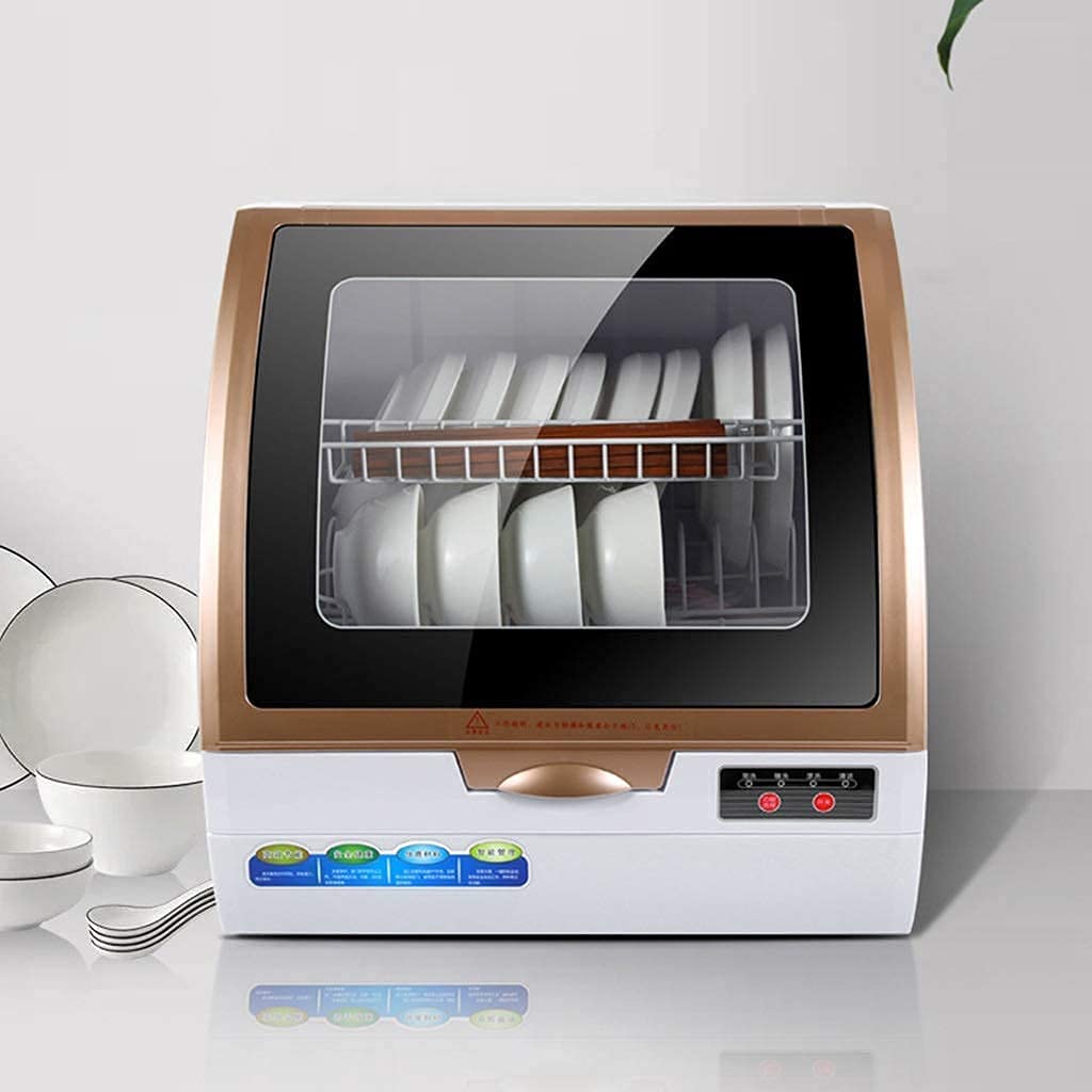 Lavaplatos de Escritorio Completamente automático, pequeño Programa de Limpieza para el hogar Inteligente para Platos Frutas Verduras