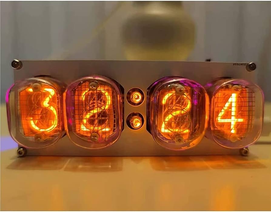 2*3様 ニキシー管時計 IN-12 4球　完成品　ケース入り Amazon.co.jp: ニキシー管時計 IN-12 ニキシー管 超視覚効果 DIY