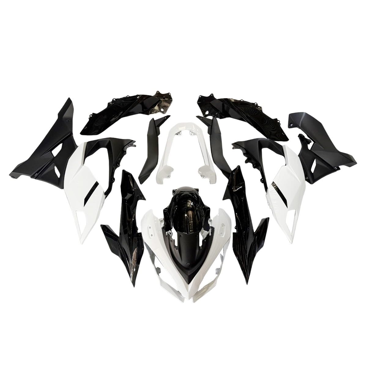 White Black Fairings Fairing Kit For Kawasaki Z1000SX Ninja 1000 2020 2021 2022 2023 2024 2025 Compression ABS Plastic Body Kit Bodywork Bodyframe