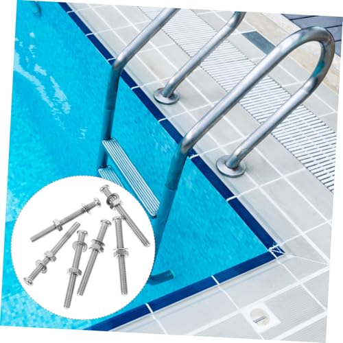 6 tornillos decorativos para escalera de piscina miniatura 5