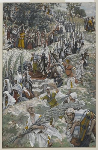 Lienzo de la Processione sul Monte degli Ulivi con impresión de alta fidelidad 60x90cm