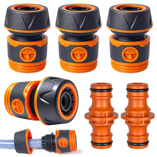 4 Stück Schlauch Kupplungs Set,Schlauchverbinder 3/4 Zoll,Gartenschlauch Verbindungen 19 mm,mit 2 Stück Kupplung,Gartenschlauch Anschluss zur Schlauchverlängerung 4 Stück Schlauch Kupplungs Set,Schlauchverbinder 3/4 Zoll,Gartenschlauch Verbindungen 19 mm,mit 2 Stück Kupplung,Gartenschlauch Anschluss zur Schlauchverlängerung