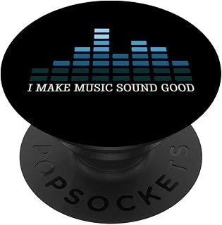 I Make Music Sound Good Funny Audio Engineer PopSockets Adhesive PopGrip