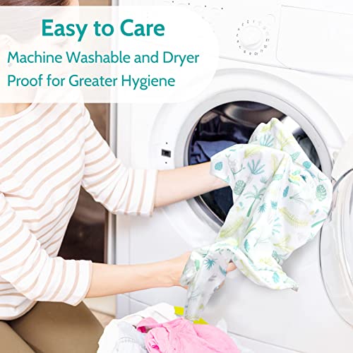 Nursing Pillow Cover For Baby Girls Boys, Removable Breastfeeding Pillow Slipcover Fits Snug On Newborn Feeding Nursing Pillows, Leaf Floral #TOP6