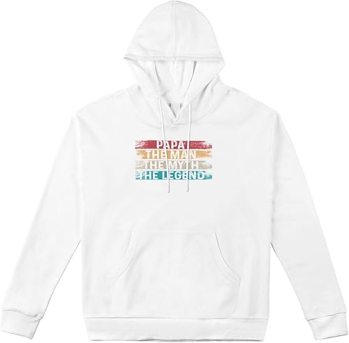 Miniatura 6 de POOEDSO Papa The Man The Myth The Legend Sweatshirts For Men Women Casual Long Sleeve Sweatshirt Pullover Hoodie with Pocket
