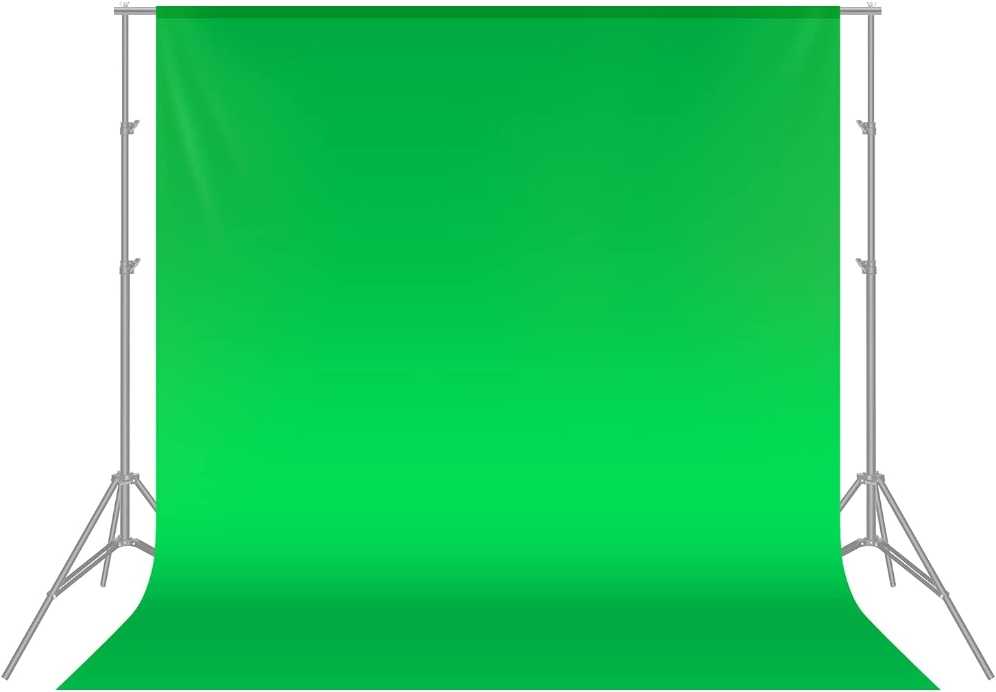 Neewer 6x9 feet/1.8x2.8 meters Photo Studio 100 Percent Pure Muslin Collapsible Backdrop Background for Photography, Video and Television (Background Only)-Green.