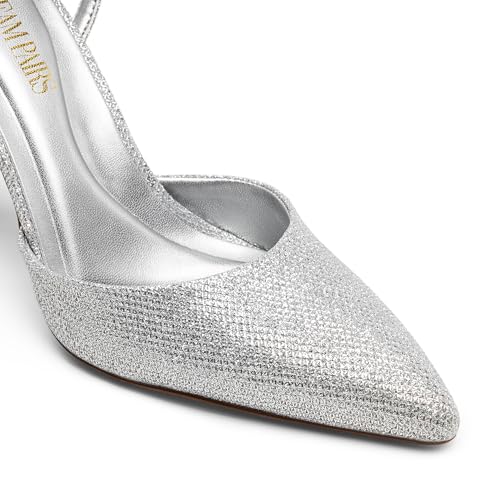 Image of DREAM PAIRS Pointed Toe Heels Ankle Strap Pumps