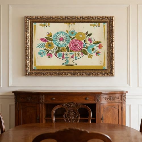 Impression sur toile rétro médiévale aux finitions soignées pour chambre chic - 3