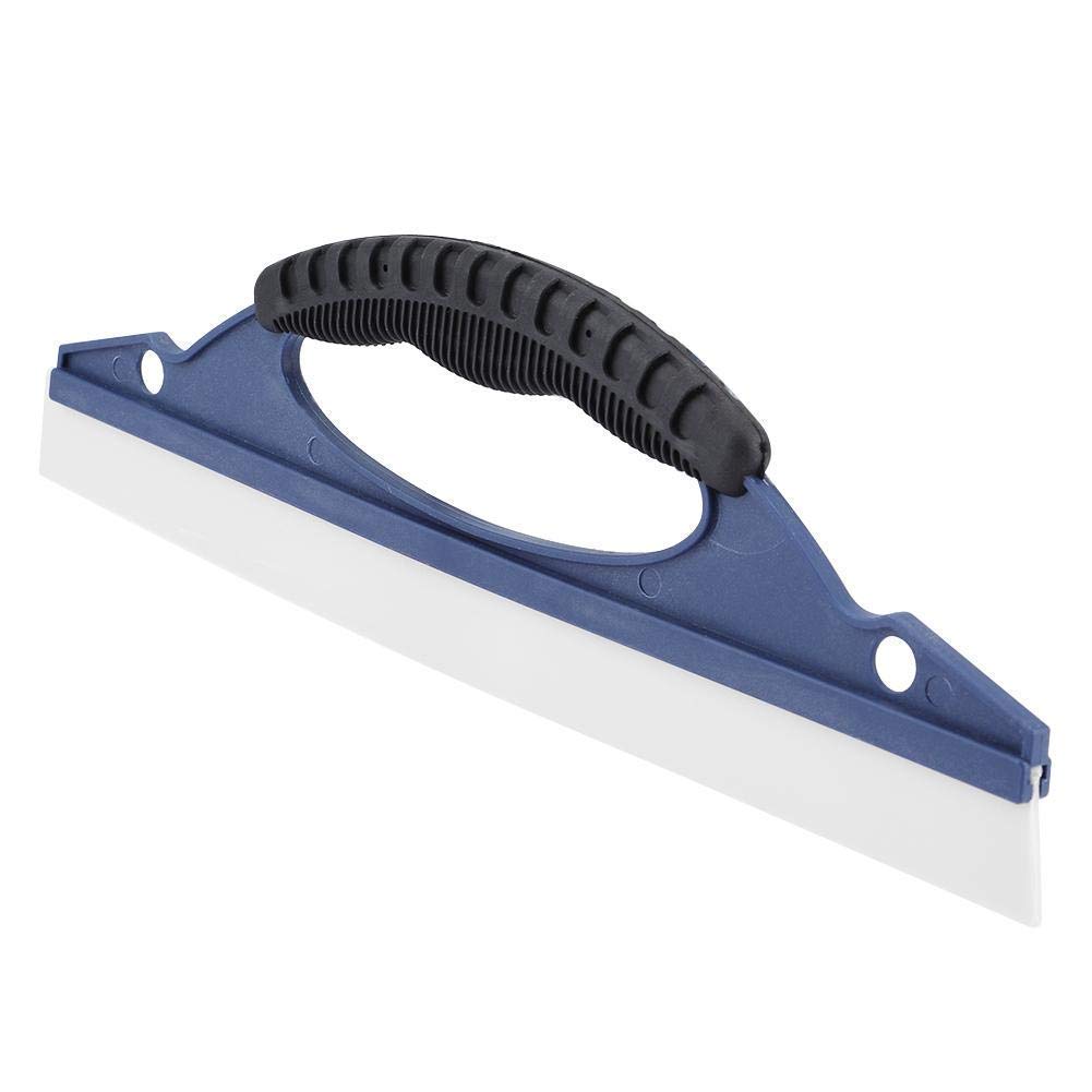 Topincn White Shower Squeegee, Doors Cars Windows Glass Squeegee Cleaner Silicone Bathroom Wiper Ergonomic Handle Household Cleaning Tool