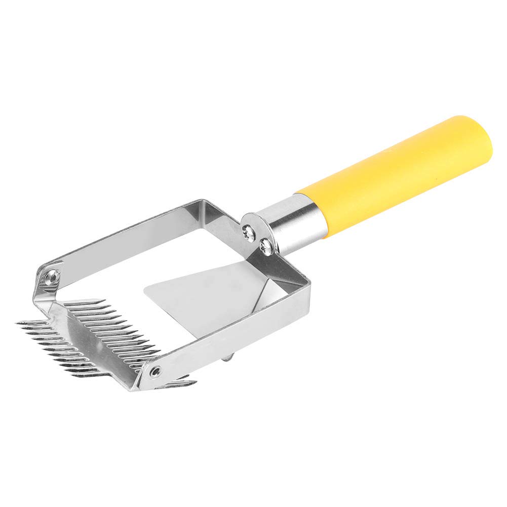 Atyhao Defult Beehive Knife Scraper, Stainless Steel Beekeeping Uncapping Fork Tool Honey Equipment Scraper Uncapping Tool