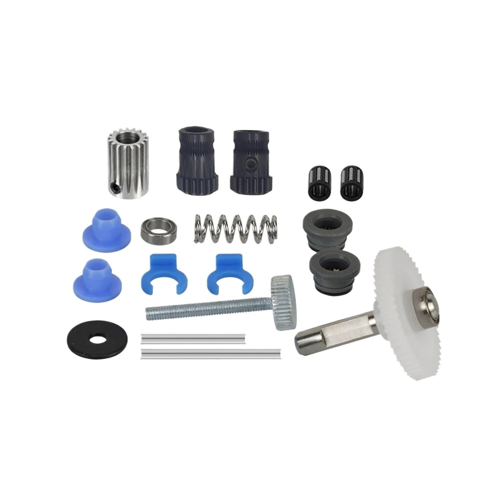 Compatible con impresora 3D Prusa, BMG de doble unidad extrusora | Engranajes de acero endurecido, Bowden/direct, for extrusora BMG, duraderos y precisos(Hardened steel,2set)