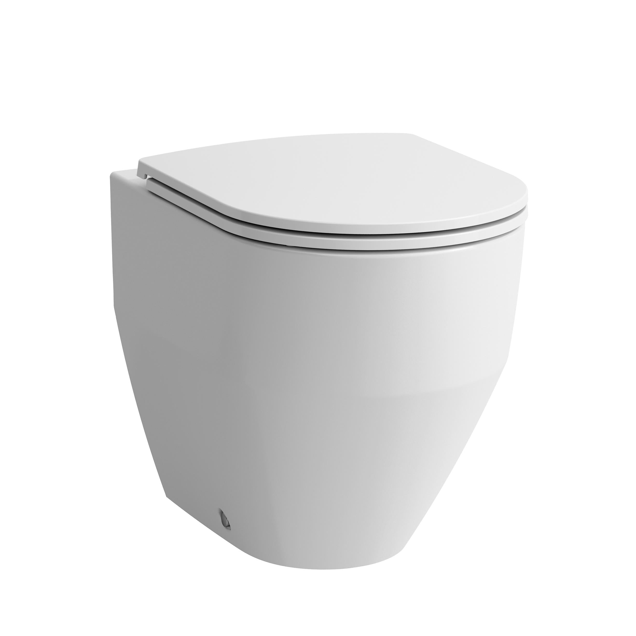 Copriwater slim softclose in duroplast bianco – Serie Lua | Laufen