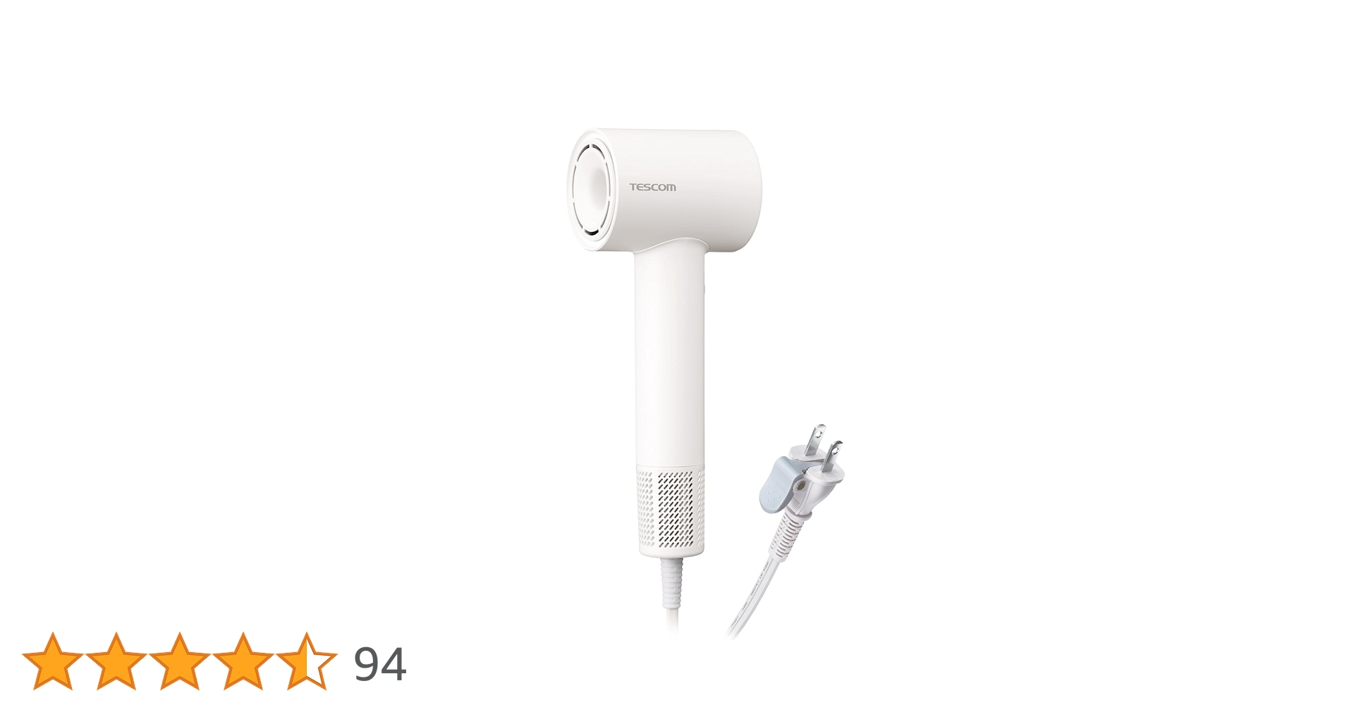TESCOM ヘアドライヤー マイナスイオン　白　TD760A マイナスイオンヘアドライヤー｜TD760A｜美容・キッチン家電の
