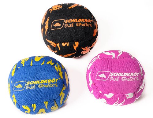 Preisvergleich Produktbild NEOPREN Mini-Fun-Balls, 3 Bälle im Netz