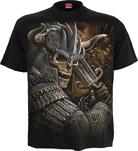 Spiral Steam Punk Ripped Mujer Vestido Corto Negro M 95% Viscosa, 5% elastán