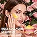 dewyhour Rose Serum Collagen Cleansing Balm - Gentle Melting Makeup Remover & Pore Cleanser, Hydrating Facial Cleanser for All Skin Types | Vegan Korean Skincare 2.46oz