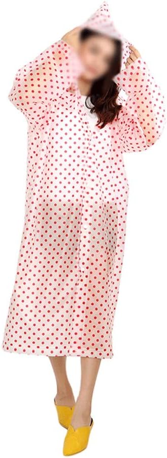 EVA Transparent Raincoat Waterproof Man Woman Raincoat Polka Dot Raincoats Adult Outdoor Accessories