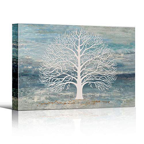 bestdeal depot Canvas Wall Art for Living Room,Bedroom Abstract Landscape Canvas Art Modern Paintings for Wall Decor Trees Print Artwork Ready to Hang - 36x24 inches