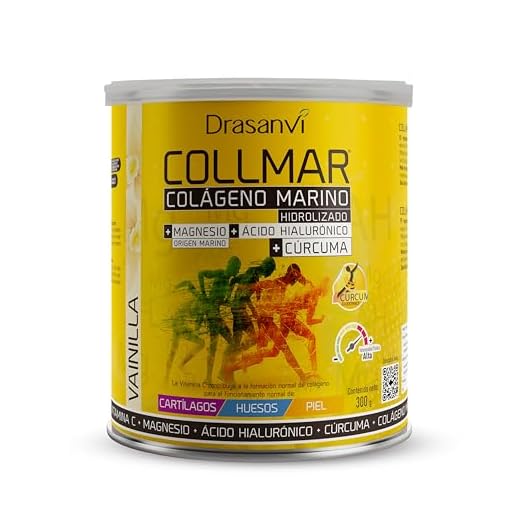 Drasanvi Collmar Colageno Magnesio + Acido Hialuronico + Curcuma 300 gr Vainilla