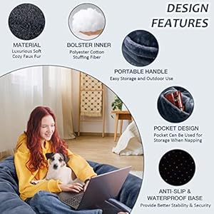 Human Dog Bed, 67"x38"x12" Human Dog Bed for Adult, Orthopedic Dog Bed Soft Cozy Flufy Human Sized Dog Bed for Large Dog Napping, with Removable Cover, Machine Washable Human Dog Bed 67x38x12 Human Dog Bed for Adult Orthopedic Dog Bed Soft Cozy Flufy Human Sized Dog Bed for Large Dog Napping with Removable Cover Machine Washable