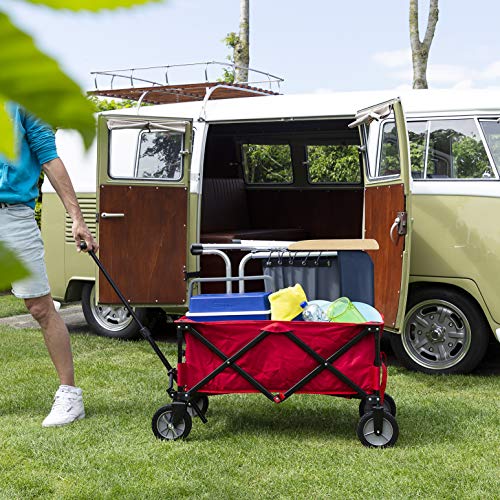 CAMPART TRAVEL HC-0910 opklapbare strandwagen / bolderkar - 70 kilogram belastbaarheid met tas - Afbeelding 5