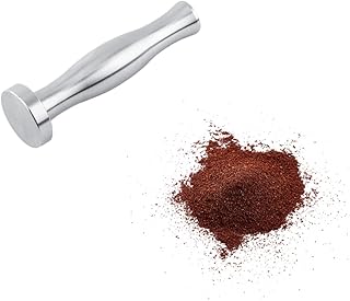 Presseur à Café en Acier Inoxydable 8 CM, Presse Tamper Marteau Pour Espresso Café, Outil de Presse à Bourrer, Moulin à Café Grains, Nespresso Capsules Machine Cafetière Accessoires