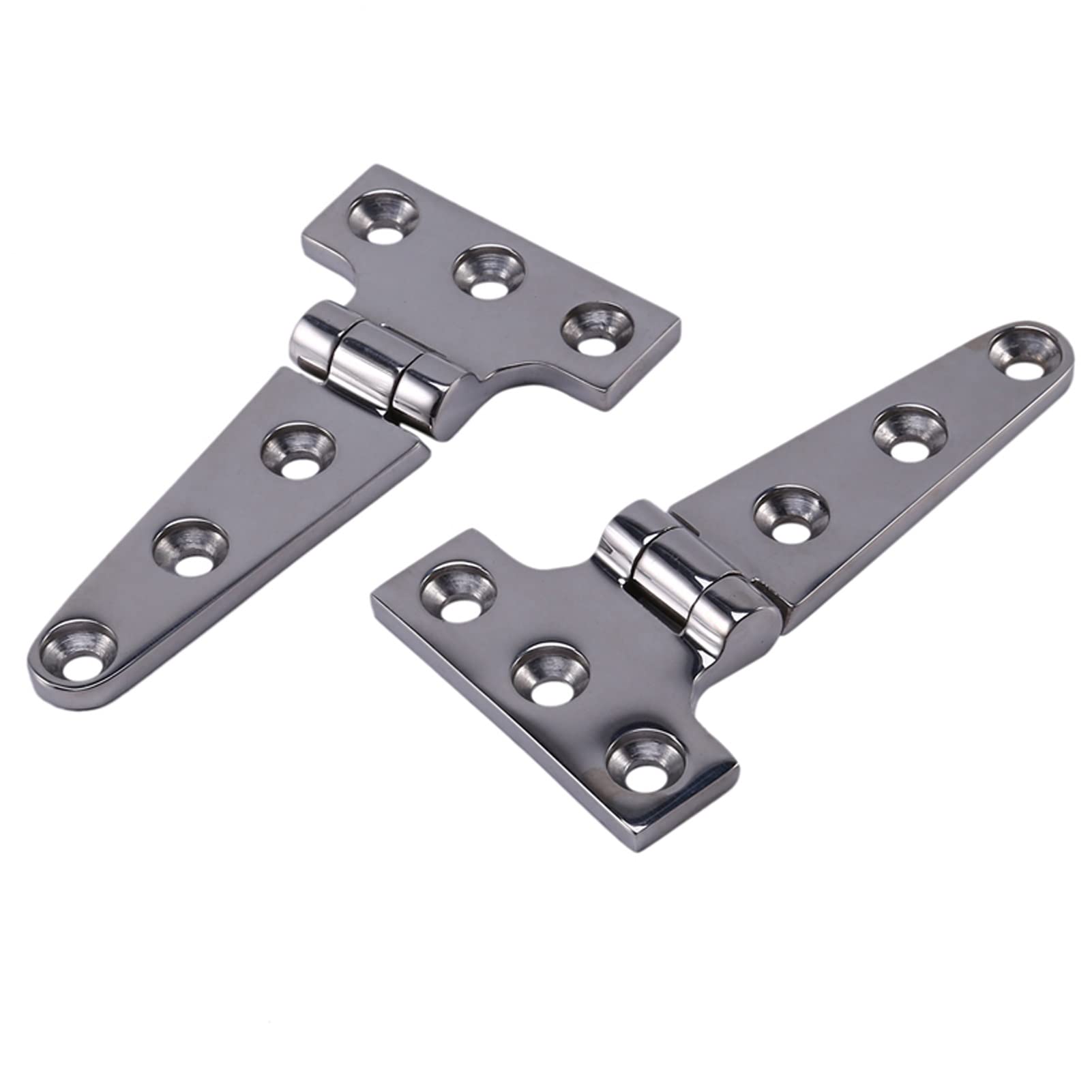 Charnière Marine En Acier Inoxydable 316 – 152x28 Mm, Haute Brillance, Pour Bateau