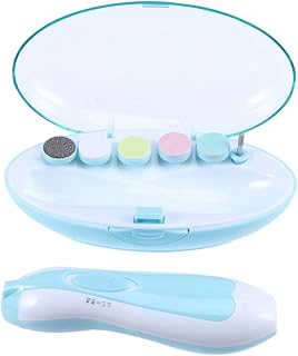 Totority Lima De Unhas Infantil Polidor De Unhas Para Crianças Lixa De Unhas Elétrica Para Polidor De Unhas De Bebê Lixa De Unhas De Bebê Cortador De Unhas Elétrico Tesoura De Unhas Moedor