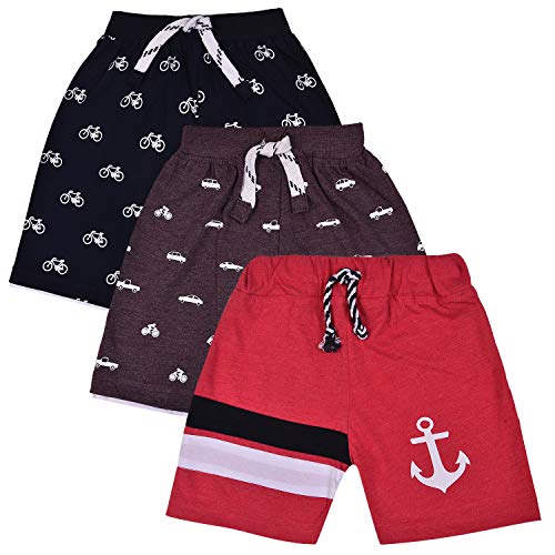 Image of Wish Karo Unisex Shorts for Boys & Baby Girls-Boxers-(Set of 3)-(bt28)