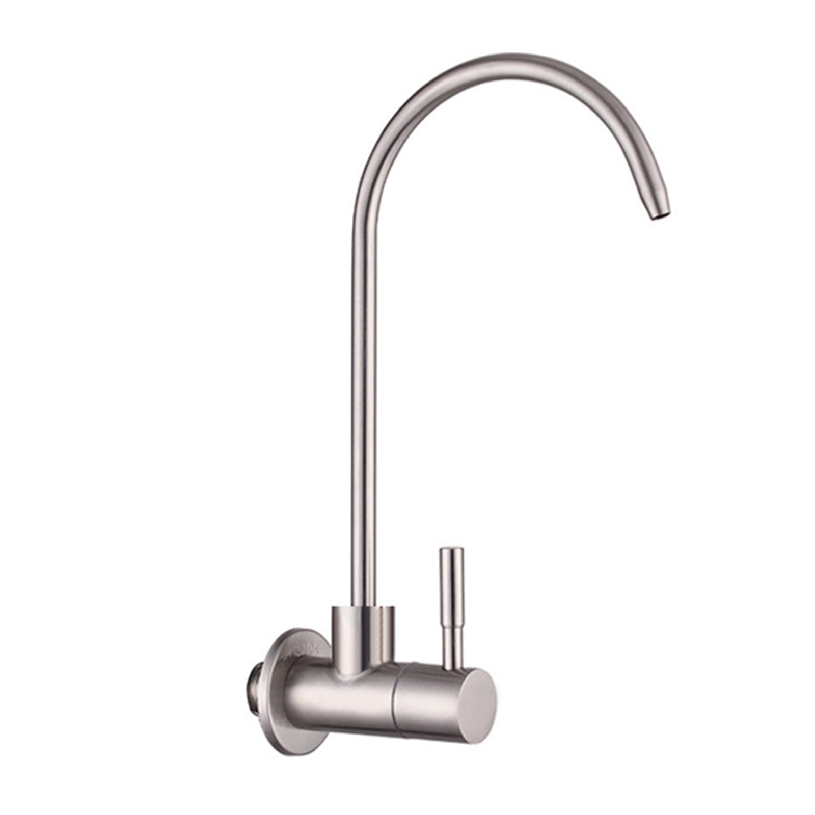 Robinet de cuisine mural brossé avec filtre pour simplifier vos recettes