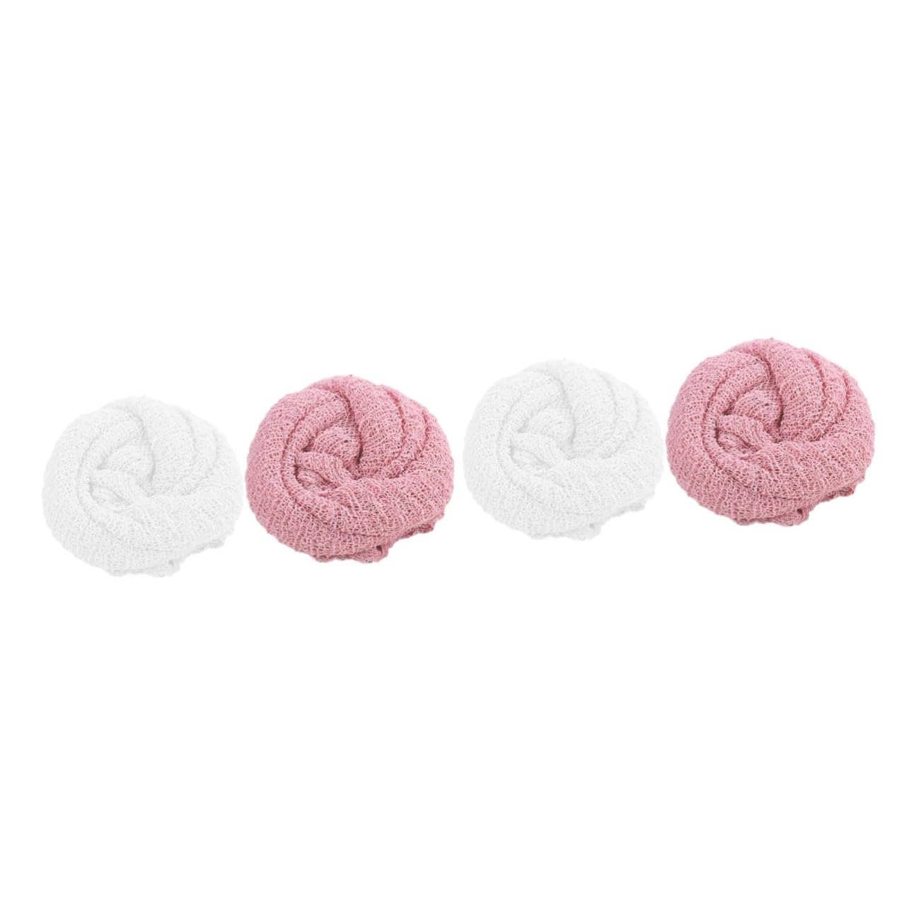 2 Set Panni Da Bagno Per Bambini Sciarpa Neonata Panni Da Bagno Per Neonati Oggetti Di Scena Per La Fotografia Di Bambini Neonato Coperta Avvolgente Coperta Del Bambino 2 Pezzi * 2