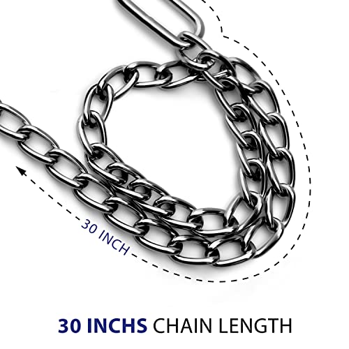 Image of Durable OB Handle Apparatus with 2 Handle Puller Hooks and 2 Chains - Stainless Steel for Cow, Goat, and Cattle Delivery Instruments on Dairy Farms, 30 Inch