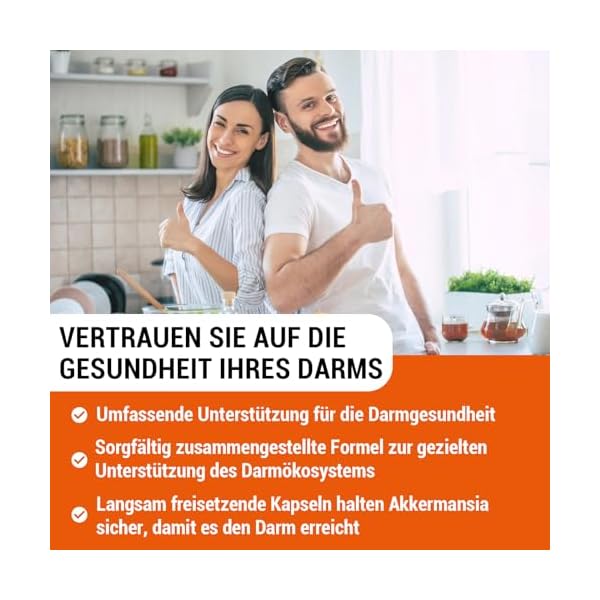 Akkermansia Muciniphila 30 Milliarden AFU - Verbessert mit resistenter Stärke | Nicht-GMO & Glutenfreie Formel für Frauen & Männer - 60 verzögert freisetzende Kapseln – Bild 6