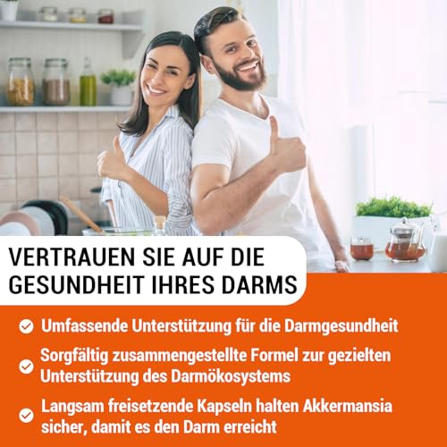Akkermansia Muciniphila 30 Milliarden AFU - Verbessert mit resistenter Stärke | Nicht-GMO & Glutenfreie Formel für Frauen & Männer - 60 verzögert freisetzende Kapseln – Bild 6