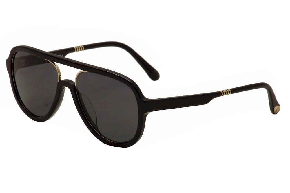 ill.i By will.i.am Men's WA 519S 519/S 01 Black/Gold Pilot Sunglasses 58mm