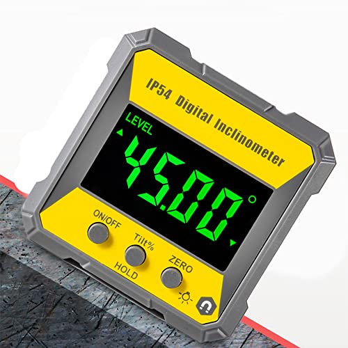 Buscador de ángulos digital LCD 4x90° precisión 0.2° miniatura 5