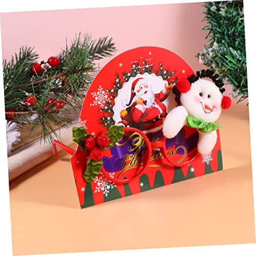 Amosfun 2Pcs Adereços Para Fotos Óculos De Natal Engraçados Óculos De Festa Engraçados Decoram Armaç