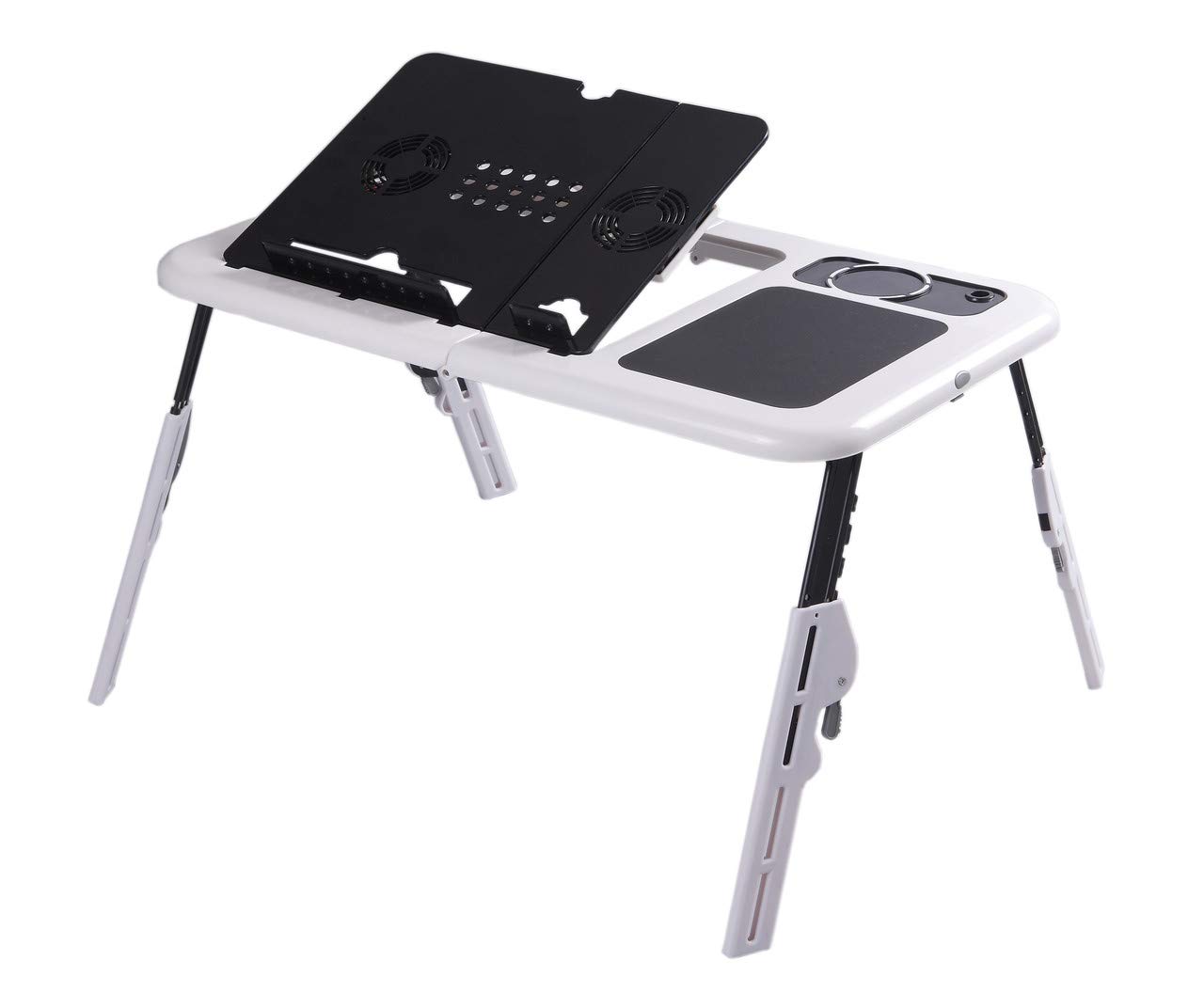 TEMPO DI SALDI Tavolino PC, Supporto Pieghevole Notebook Computer Tablet Tavolo con Ventole