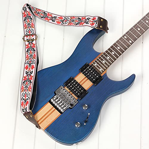 CuisinSmart Sangles de guitare à motif brodé – Longueur réglable – Pour guitare acoustique, basse, instrument de musique - Les Beatles, Paul McCartney, John Lennon, RIngo Starr, George Harrison CuisinSmart Sangles de guitare à motif brodé - Longueur réglable - Pour guitare acoustique, basse, instrument de musique – Image 5