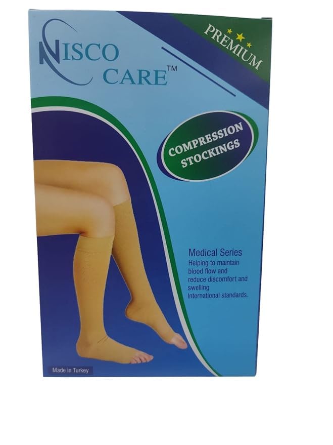 Nisco care class 2 compression stockings below knee-image-28