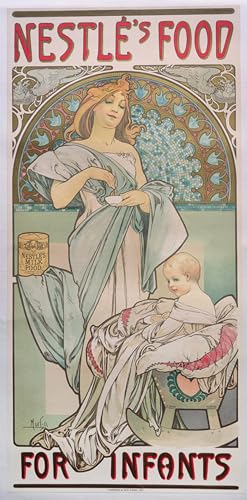 Tableaux peinture sur toile Mucha pour habiller un mur vide