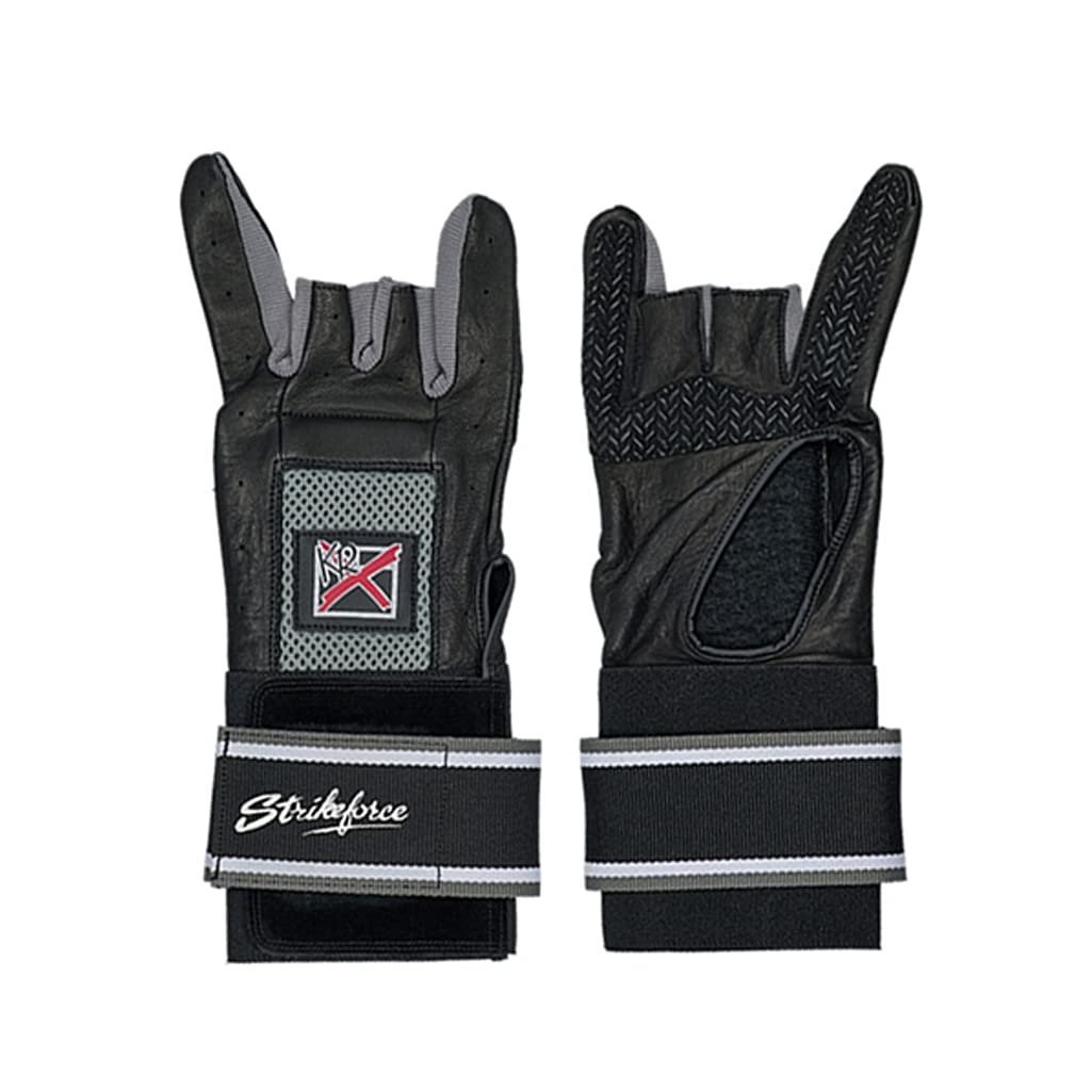 Strikeforce Pro Force Positioner Bowling Glove Black (Small, Left)